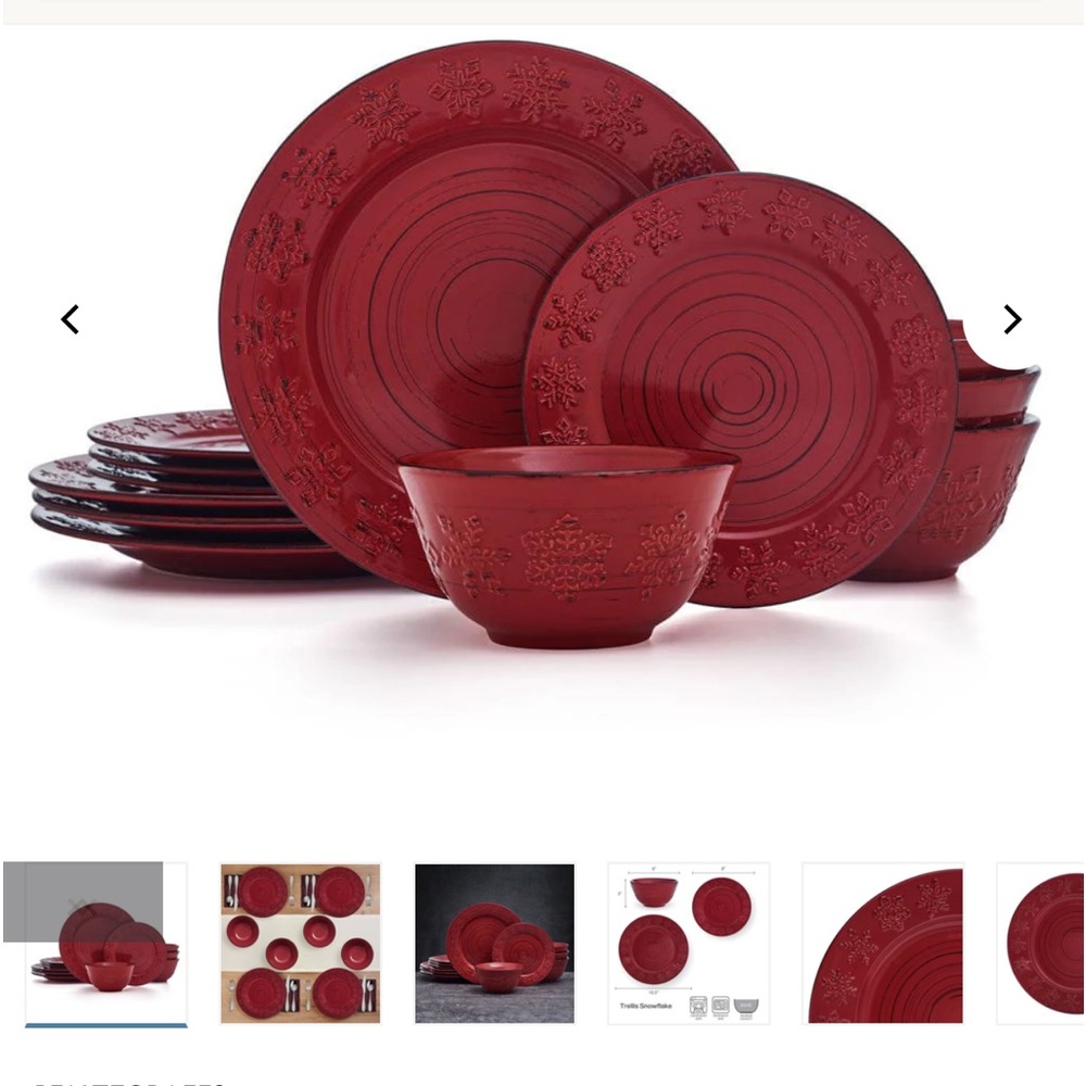 This listing is for **12** place settings of this snowflake Pfaltzgraf